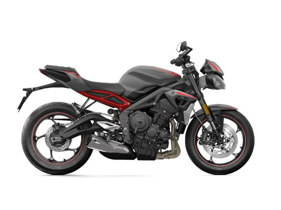 2021 Triumph Street Triple R Low Matte Silver Ice