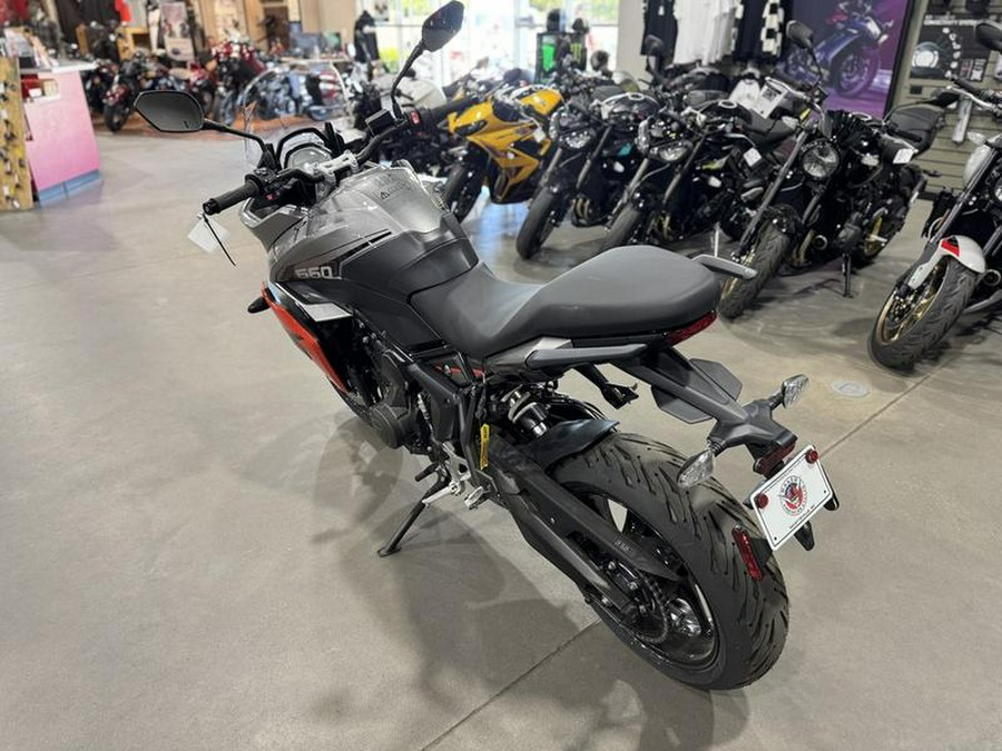 2026 Triumph Tiger Sport 660 Silver ice / Intense orange