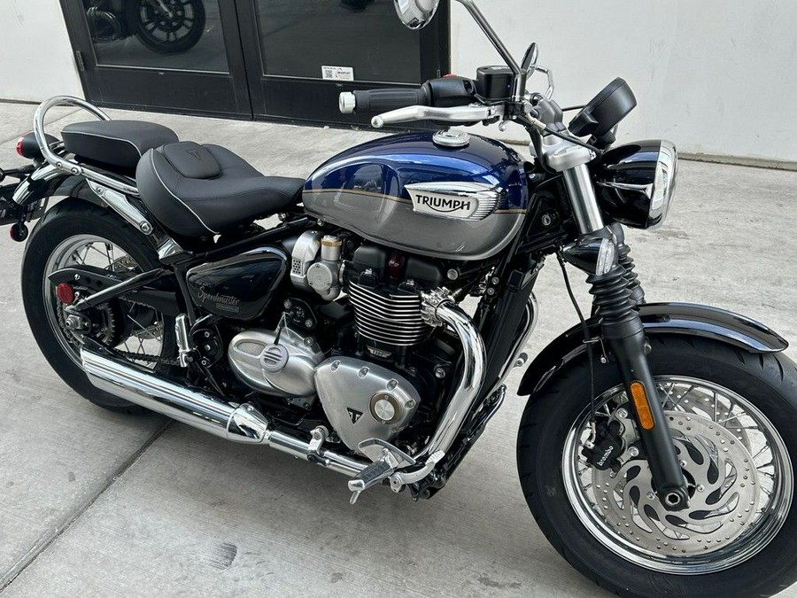 2024 Triumph Bonneville Speedmaster Pacific Blue/Silver Ice