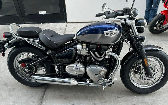 2024 Triumph Bonneville Speedmaster Pacific Blue/Silver Ice