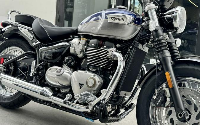 2024 Triumph Bonneville Speedmaster Pacific Blue/Silver Ice