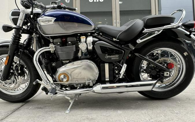 2024 Triumph Bonneville Speedmaster Pacific Blue/Silver Ice