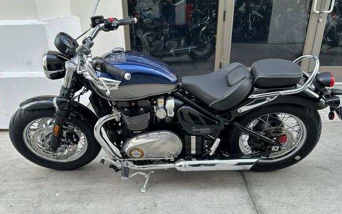 2024 Triumph Bonneville Speedmaster Pacific Blue/Silver Ice