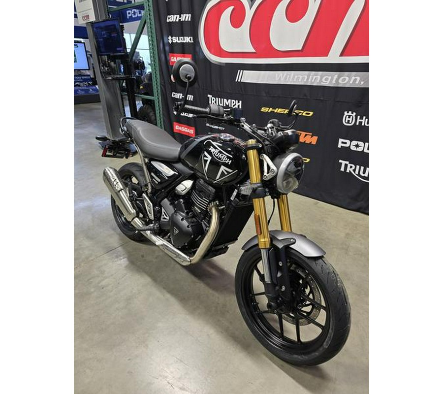 2025 Triumph Speed 400 Carnival Red / Storm Grey