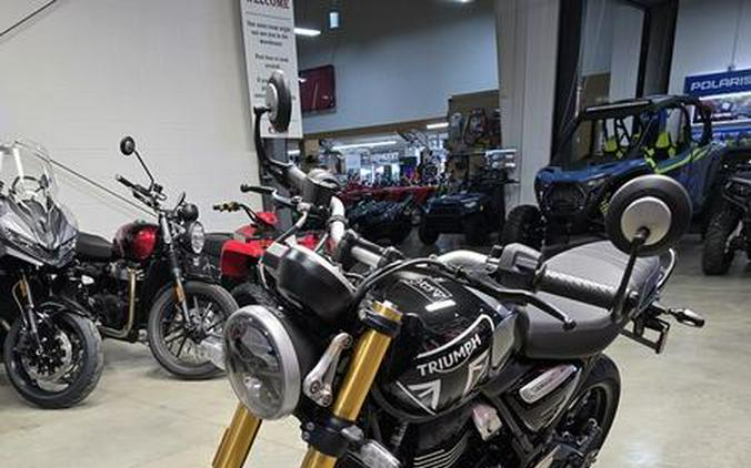 2025 Triumph Speed 400 Carnival Red / Storm Grey