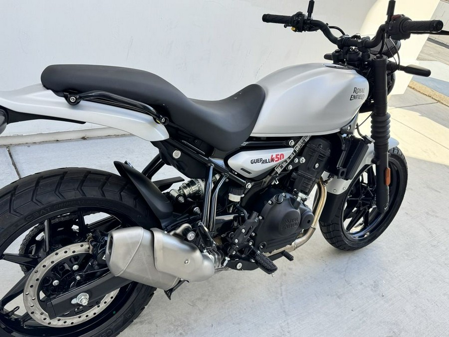 2026 Royal Enfield Guerilla 450 Silver