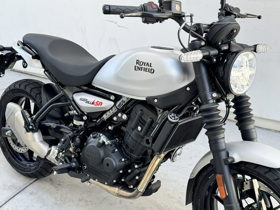 2026 Royal Enfield Guerilla 450 Silver