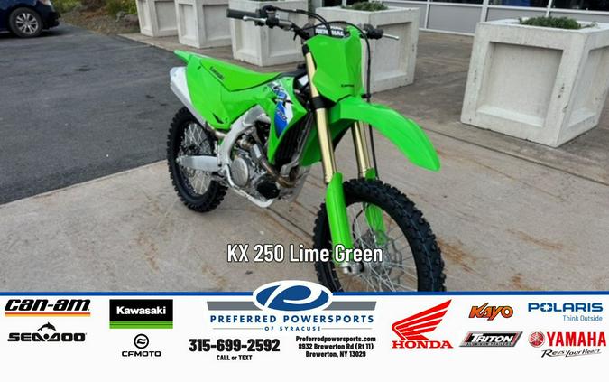 2027 KX 250F Lime Green - Kawasaki