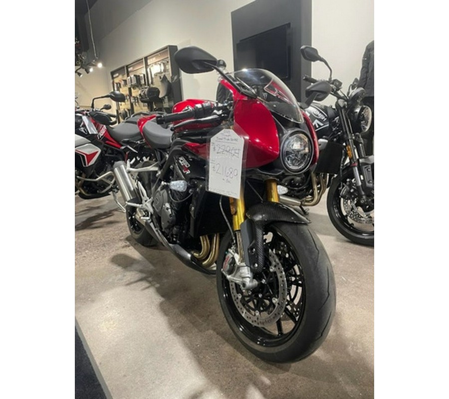 2023 Triumph Speed Triple 1200 RR Red Hopper Storm Grey