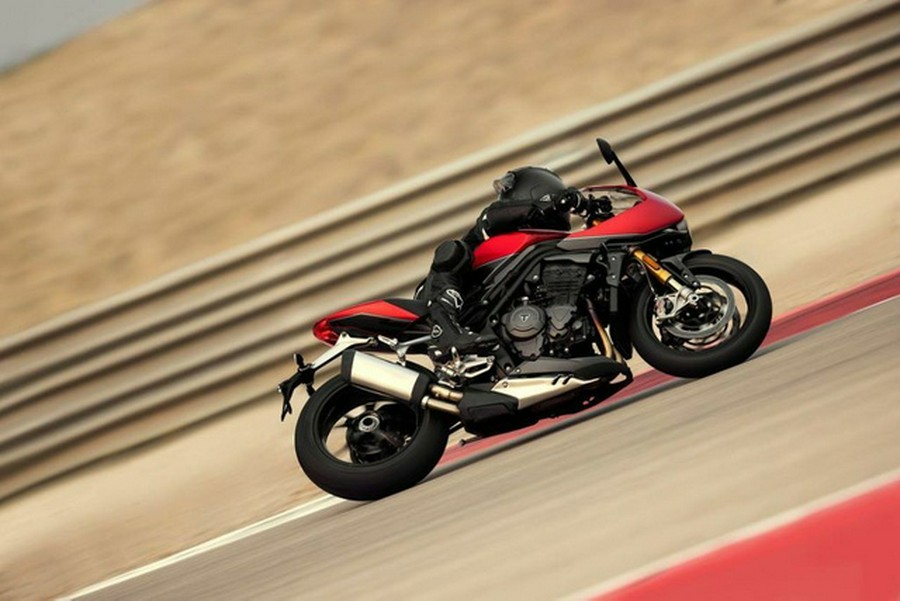 2023 Triumph Speed Triple 1200 RR Red Hopper Storm Grey