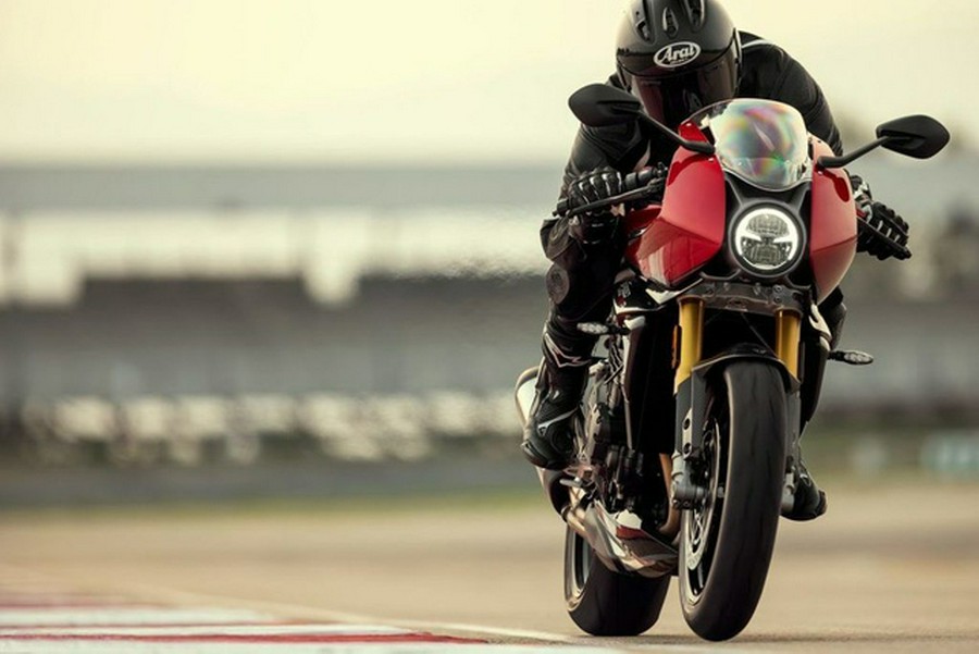 2023 Triumph Speed Triple 1200 RR Red Hopper Storm Grey