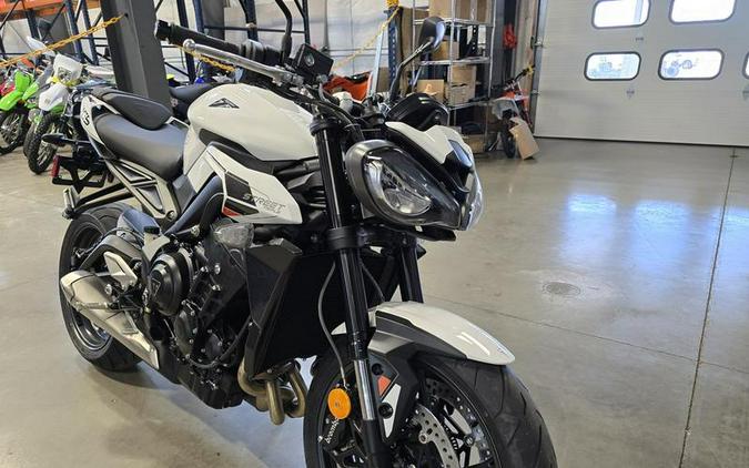 2025 Triumph Street Triple 765 R Pure White