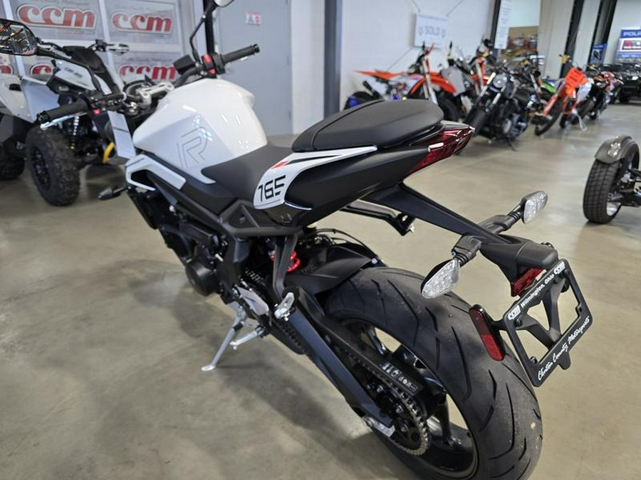 2025 Triumph Street Triple 765 R Pure White