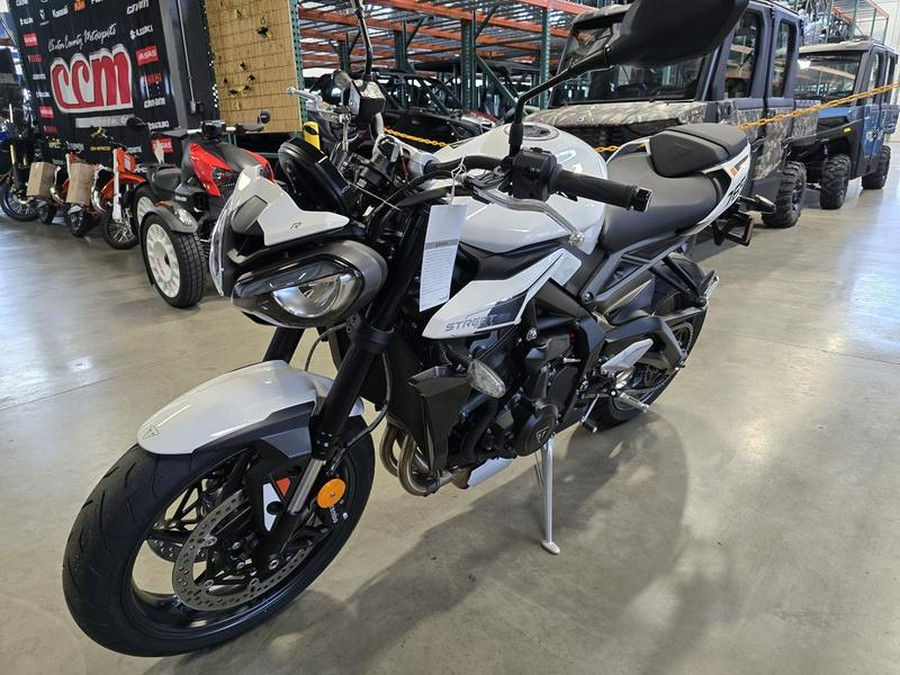 2025 Triumph Street Triple 765 R Pure White