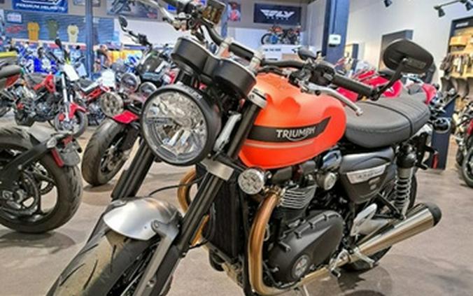 2023 Triumph Speed Twin 1200 Matte Baja Orange