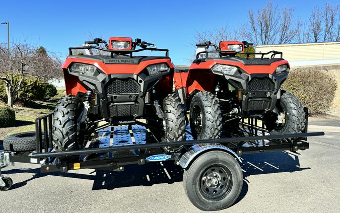 2024 Polaris Industries SPORTSMAN 450 / TARGHEE TSL609 TRAILER PACKAGE