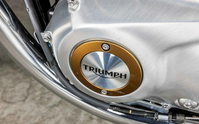 2023 Triumph Bonneville T120 Cordovan Red Silver Ice