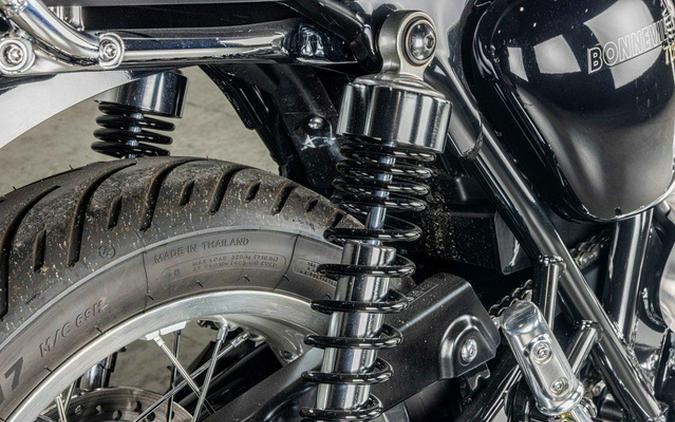 2023 Triumph Bonneville T120 Cordovan Red Silver Ice