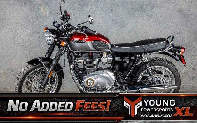 2023 Triumph Bonneville T120 Cordovan Red Silver Ice