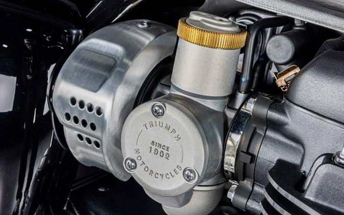 2023 Triumph Bonneville T120 Cordovan Red Silver Ice