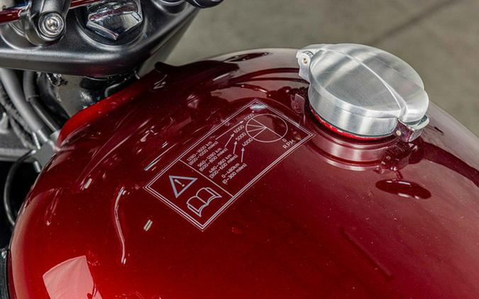 2023 Triumph Bonneville T120 Cordovan Red Silver Ice