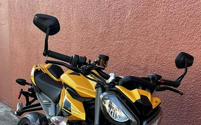 2024 Triumph Street Triple 765 RS Cosmic Yellow