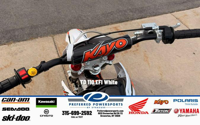 2027 TD 110 EFI White - Kayo