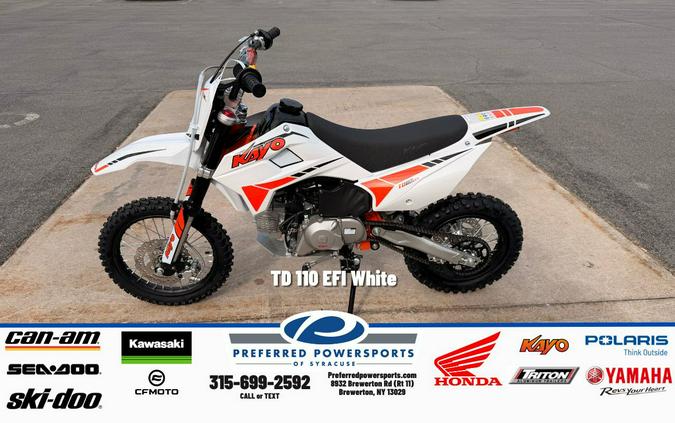 2027 TD 110 EFI White - Kayo