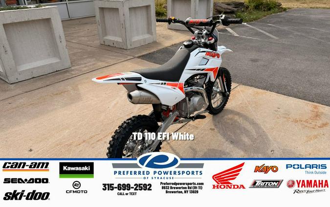 2027 TD 110 EFI White - Kayo