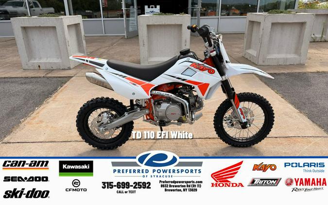 2027 TD 110 EFI White - Kayo