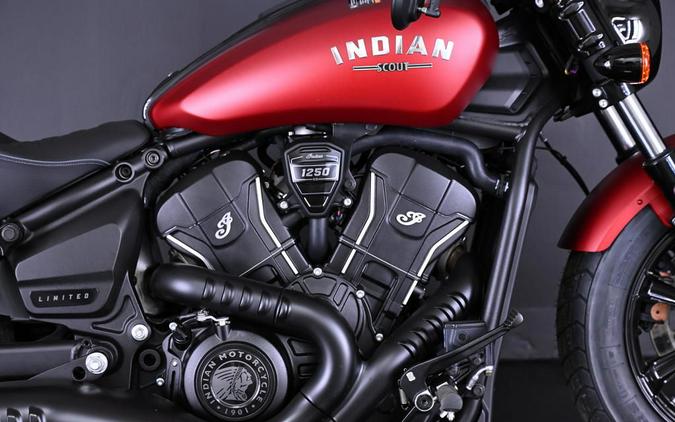 2025 Indian Motorcycle® Scout® Bobber Limited +Tech Sunset Red Smoke