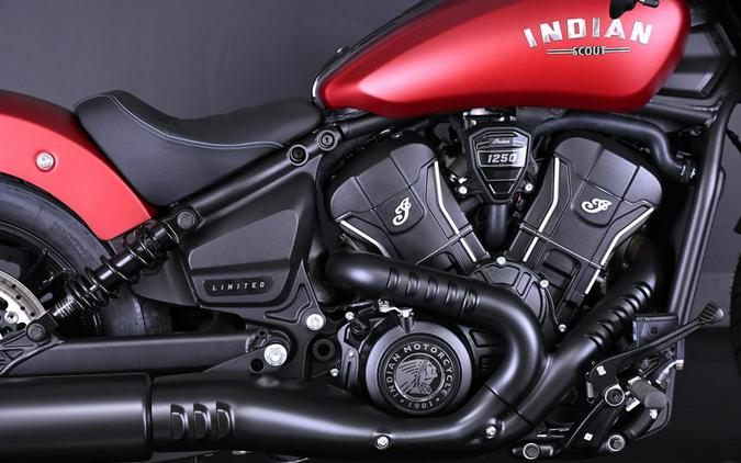 2025 Indian Motorcycle® Scout® Bobber Limited +Tech Sunset Red Smoke