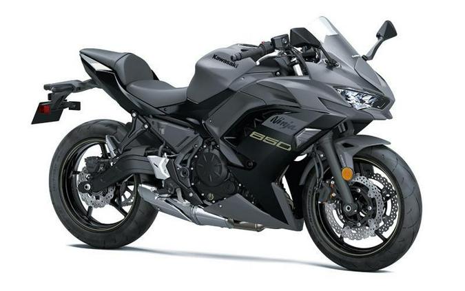 2024 Kawasaki Ninja® 650 ABS Metallic Matte Dark Gray/Metallic Spark Black