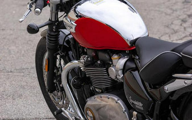 2023 Triumph Bonneville Speedmaster Chrome Edition Diablo Red