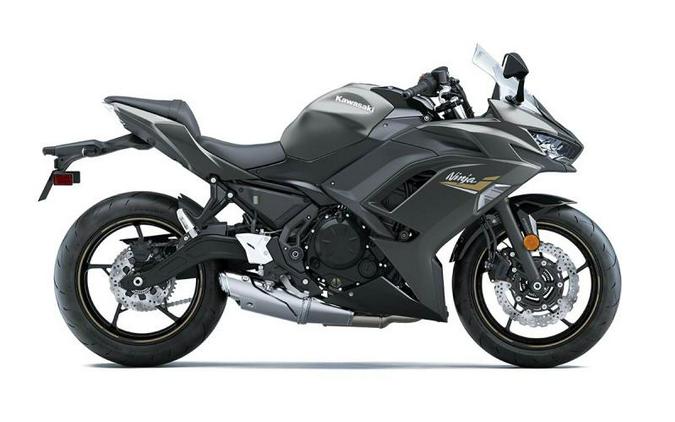 2023 Kawasaki Ninja® 650 Metallic Matte Graphenesteel Gray/Ebony