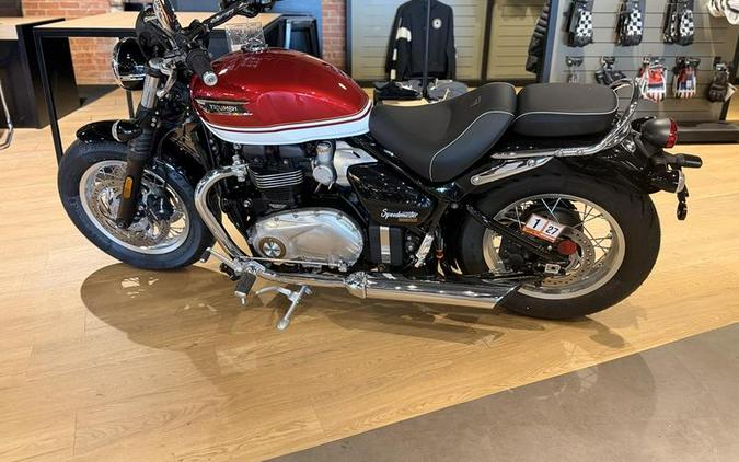 2026 Triumph Bonneville Speedmaster Carnival red