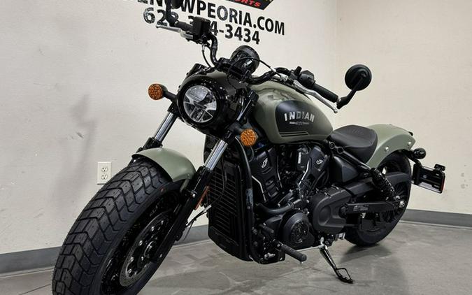 2026 Indian Scout Bobber Limited +Tech Moss Green Smoke