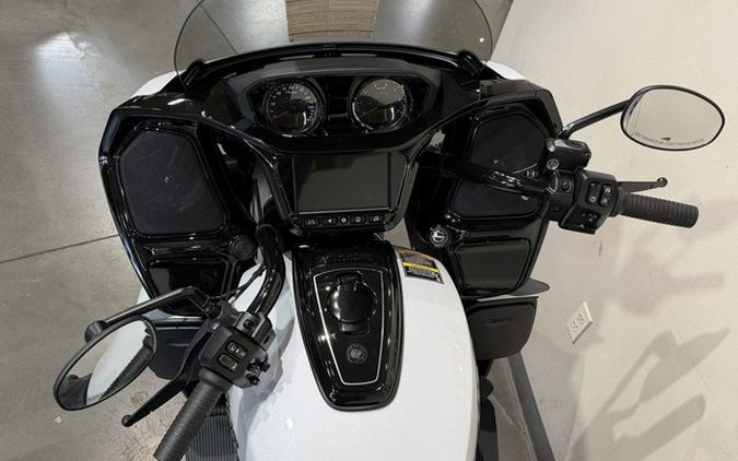 2026 Indian Pursuit Dark Horse 112 W/ Powerband Audio Ghost White Metallic With Black