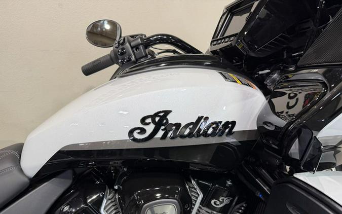 2026 Indian Pursuit Dark Horse 112 W/ Powerband Audio Ghost White Metallic With Black