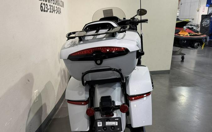 2026 Indian Pursuit Dark Horse 112 W/ Powerband Audio Ghost White Metallic With Black