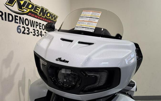 2026 Indian Pursuit Dark Horse 112 W/ Powerband Audio Ghost White Metallic With Black