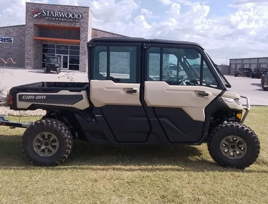 2024 Can-Am Defender MAX Limited HD10 Desert Tan & Timeless Bl