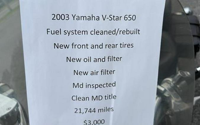 2003 Yamaha V Star Classic