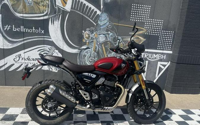 2024 Triumph Scrambler 400 X Carnival Red / Phantom Black