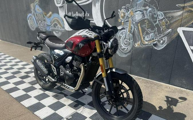 2024 Triumph Scrambler 400 X Carnival Red / Phantom Black