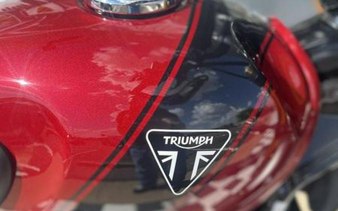 2024 Triumph Scrambler 400 X Carnival Red / Phantom Black