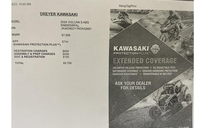 2024 Kawasaki VULCAN S ABS