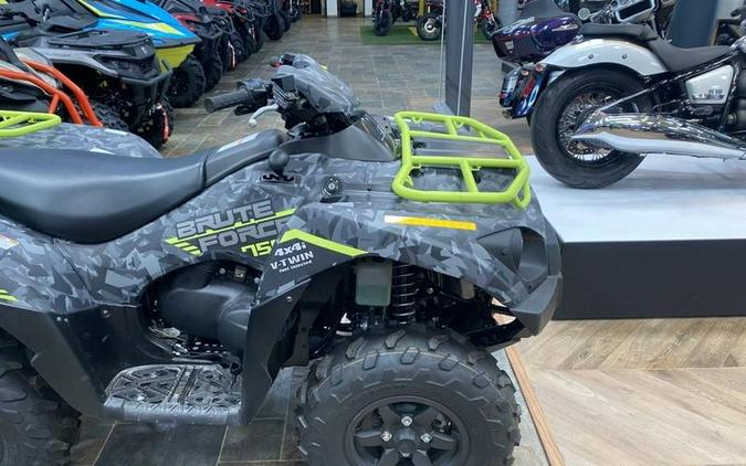 2023 Kawasaki Brute Force® 750 4x4i EPS Fragment Camo Gray