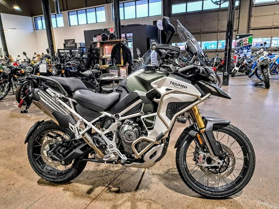 2023 Triumph Tiger 1200 Rally Explorer Matte Khaki Green