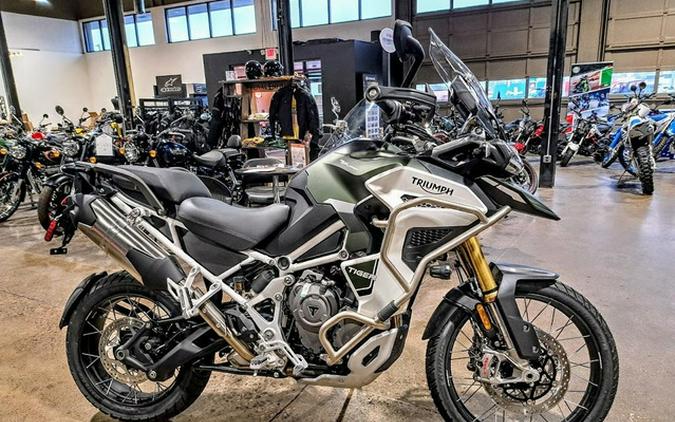 2023 Triumph Tiger 1200 Rally Explorer Matte Khaki Green